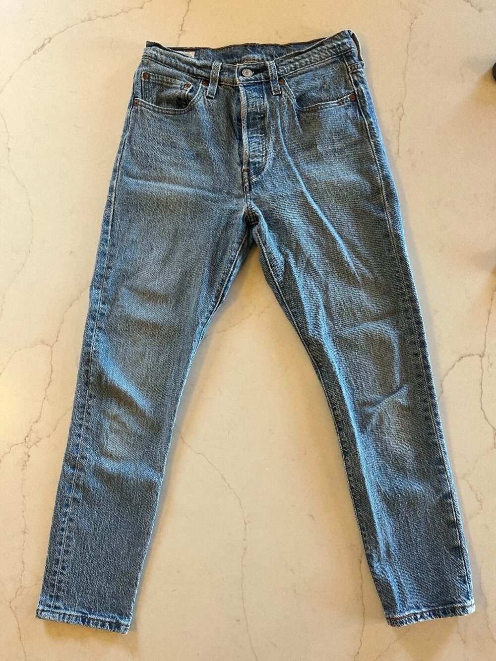 Levis 501 Skinny Jeans Size 27